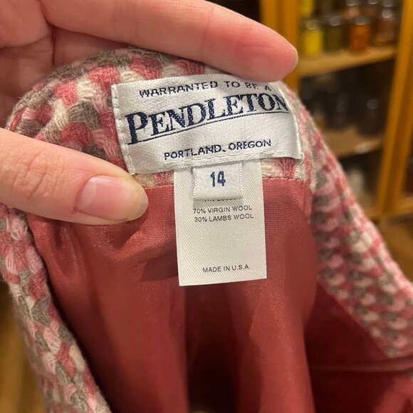 100% Wool Pendleton Skirt - Picture 2 of 6